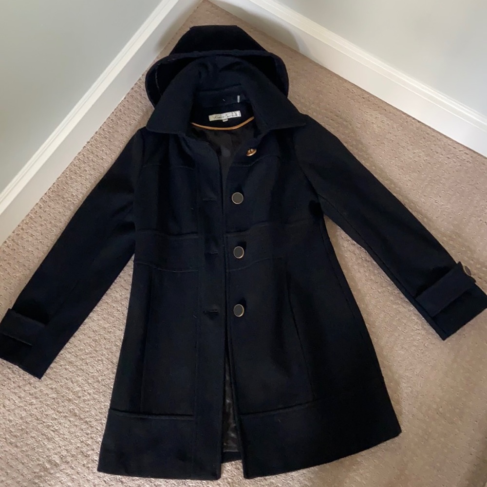 Kenneth Cole wool-blend peacoat